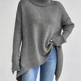 Мила – Свободен Поло Пуловер