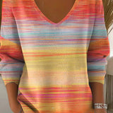 Беатрис – Пуловер с V-образно деколте