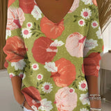 Беатрис – пуловер с V-образно деколте