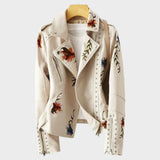 Чай - Ретро Шик Цветен Палто