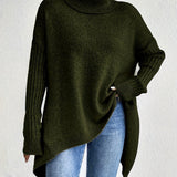 Мила – Свободен Поло Пуловер