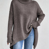 Мила – Свободен Поло Пуловер