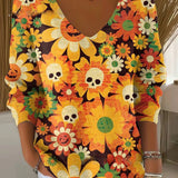 Беатрис – Пуловер с V-образно деколте