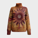 Плетено Живако с Узорак Слънце и Трибален Дизайн