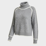 Аурора - Удобен Пуловер с Висок Вратник