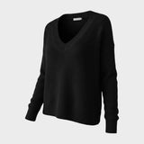 Джейн - Удобен Пуловер с V-изрез