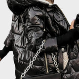 Габриела - Елегантно зимно палто с качулка и подплата